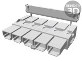 Mufă mamă Mini-Fit Sr 10mm 5 pini 600V, MOLEX