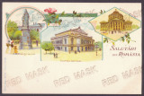 302 - BUCURESTI, Teatre, Atheneum, Litho, Romania - old postcard - unused, Necirculata, Printata