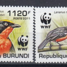 Burundi - Fauna WWF - PASARI - MNH - Michel = 11,00 Eur.