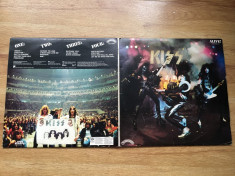 KISS - ALIVE (2LP,2 viniluri,1977,CASABLANCA,UK) vinil vinyl foto