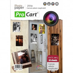 Canvas adeziv Procart reaplicabil pe orice suprafata 10x15 255 g foto