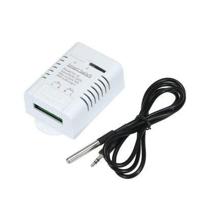 Comutator inteligent WiFi Techstar&amp;reg;, 16A, Smart Home, Compatibil cu iOS si Android, Smart Life si control vocal prin Alexa si Google Home, Alb foto