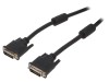 Cablu DVI-D Dual Link Gembird 1.8m, DVI-D (24+1) Mufa, Filtru Ferita, PVC Negru