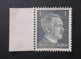 Germania Al Treilea Reich 1941 "Adolf Hitler 1 Pfennig" (Timbru MNH cu Margine St&acirc;nga de Coliță, Stare Impecabilă) - TG1