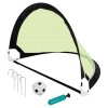 Set 7 piese, poarta de fotbal pop up Crane, 80 x 55 x 55 cm, multicolor