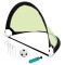 Set 7 piese, poarta de fotbal pop up Crane, 80 x 55 x 55 cm, multicolor
