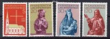 LIECHTENSTEIN 1966, Arta, Religie, serie neuzata, MNH