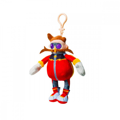 Sonic Prime - Jucarie de plus cu agatatoare, 15 cm, Mr. Dr. Eggman, strip foto