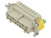 Conector HDC Inserturi Mamă 16 PIN 16 PE Han ES