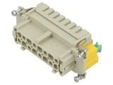 Conector HDC Inserturi Mamă 16 PIN 16 PE Han ES