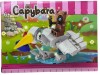 Set constructie Capybara pe pasare cu inghetata - 99 piese, model 85079