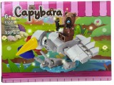 Set constructie Capybara pe pasare cu inghetata - 99 piese, model 85079