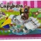 Set constructie Capybara pe pasare cu inghetata - 99 piese, model 85079