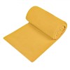 Pătură Dublă Fleece Muștar 220x240 cm Poliester - Pătură Călduroasă, Moale, Dormitor, Living