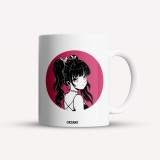 Cana alba personalizata Anime girl, INOVATIX&reg;. 330ml