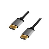 CABLU video Logilink, HDMI (T) la HDMI(T), rezolutie maxima 4K UHD (3840 x 2160) la 60 Hz, conectori auriti, 5m, negru, &amp;quot;CH0013&amp;quot; (timbru ver