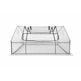 Sera pentru rasaduri Leziter 180x140x94 cm, alb, folie termica
