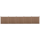 [neu.holz]&reg; Gard Jupiter 5 panouri, 185 x 932 cm, WPC, maro HausGarden Leisure