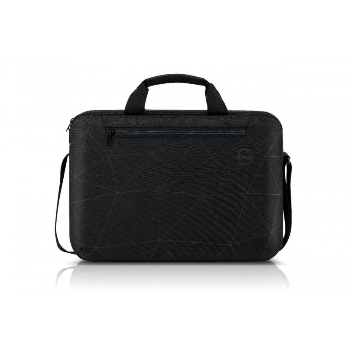 Geanta laptop Dell Essential Briefcase, 15.6 inch, buzunar, sistem prindere troler, fermoar, textil, Negru