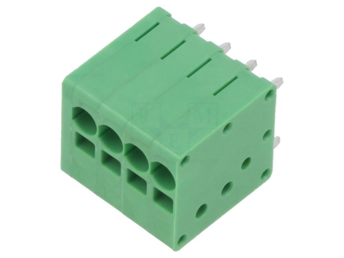 Conector Regletă PCB 4 Piste 3,5mm