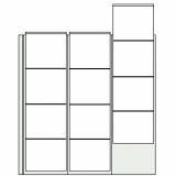 Set 2 folii pentru monede, Compact, cu 24 buzunare de 45 mm