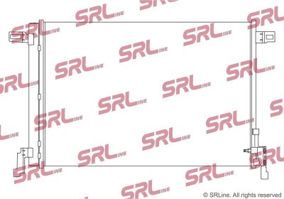 Condensator climatizare AC Audi Q7, Q8, motor: 4.0 V8 T, Condensator cu uscator integrat; Mhev, 674x450x12, SRLine, miez si rezervor din aluminiu foto
