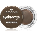 essence Colour &amp; Shape gel pentru sprancene culoare 03 Brown 3 g