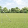 &Icirc;ngrădire cu st&acirc;lpi Argintiu 1.5 x 10 m Oțel