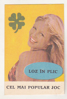 bnk cld Calendar de buzunar 1991 Loz in plic