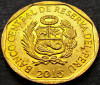 Moneda exotica 10 CENTIMOS - PERU, anul 2015 * cod 261 A = UNC, America Centrala si de Sud
