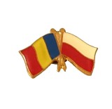 Insigna Drapel Romaniei Drapel Polonia PIN512
