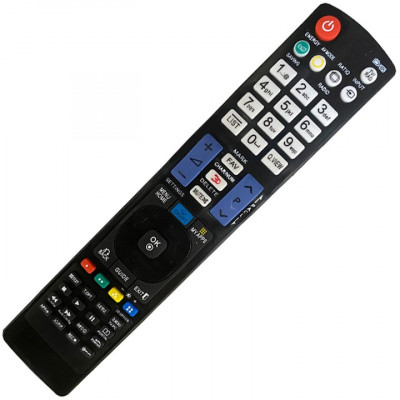 Telecomanda Universala pentru Toate Modelele TV LG, LCD, LED, 3D, Smart TV, Negru foto