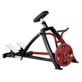 Aparat Pull Down/Rowing Steelflex Plateload Line PLSR - Negru-Rosu FitLine Training