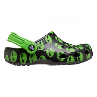 Saboti Crocs Classic Easy Icon Clog Kids Negru - Black foto
