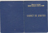 Bnk div CNEFS - Federatia Romana de Volei - carnet de arbitru anii `80, Romania de la 1950, Documente
