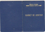 bnk div CNEFS - Federatia Romana de Volei - carnet de arbitru anii `80
