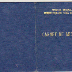 bnk div CNEFS - Federatia Romana de Volei - carnet de arbitru anii `80