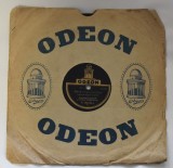 Sarba lui Barbu Lautaru / Hora negustorilor - Bugeanu, Petrica si Vasile Constantin - disc ebonita patefon/gramofon Odeon