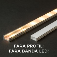 Ecran opal pt. profil aluminiu LED - 1000 mm 41010M1