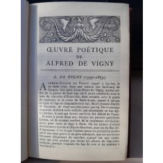 Oeuvre poetique - Andre de Vigny