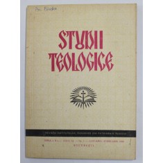 STUDII TEOLOGICE , REVISTA INSTITUTELOR TEOLOGICE DIN PATRIARHIA ROMANA , ANUL XL , NR. 1 , IANUARIE - FEBRUARIE , 1988