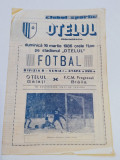 Program meci fotbal OTELUL GALATI - PROGRESUL BRAILA (16.03.1986)