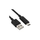 Cablu de date MicroUSB Type-C, 3 metri, Negru Bulk