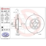 Set disc frana Volvo S60 2 (134) 04.10-12.19, S60 2 Cross Country (134) 03.15-12.18, S80 2 (124) 03.06-12.16, V60 I (155) 07.10-12.18, V60 I Box / Es