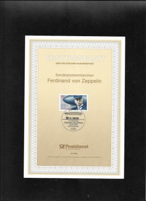 Germania FDC 8.1992 foto