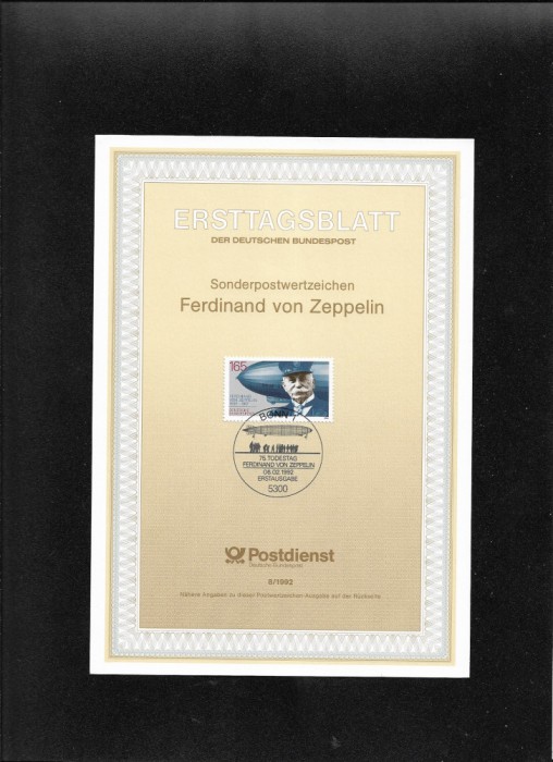 Germania FDC 8.1992
