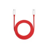 Cablu Warp Charge TypeC 65W, PRESTIGE CHARGE&reg;, pentru OnePlus, USB-C la USB-C, PREMIUM, Type C, 2m, rosu