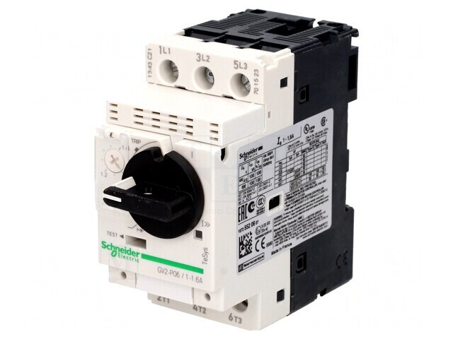 &Icirc;ntrerupător motor 0,37/0,55kW pentru șină DIN 230-690VAC