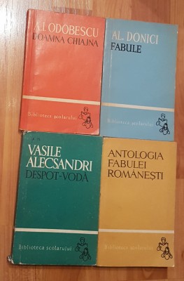 Set carti din Colectia Biblioteca Scolarului foto