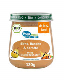 Piure de Pere Banane si Morcov Eco 120 grame Erdbar